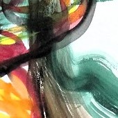 ohne titel, 2023, aquarell auf papier, 50x65 cm, copyright vg bildkunst + axel hptner